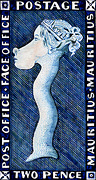 Cartoon: Briefmarken-Cartoon: blaue Mauritius