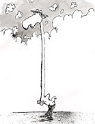 Cartoon: Giraffen-Cartoon: sauer, weil Vater unbekannt