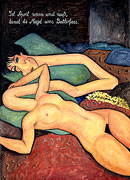 Art Cartoon Image: Naked beauty � Amadeo Modigliani