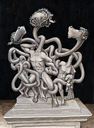 Cartoon: Laokoon Gruppe | antike Skulptur