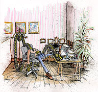Nächster Cartoon: Bei der Arbeit ... Nächster Cartoon
