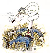 Cartoon: Geld