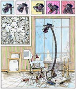 Vorheriger Cartoon: Kunstdruck Grafik - Gute Kunst kommt von innen... Vorheriger Cartoon