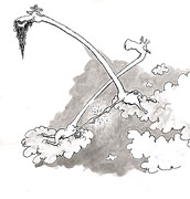 Nächster Cartoon: Erschaffung von Adam - nach Michelangelo Nächster Cartoon