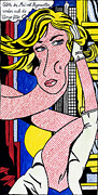 Cartoon: Blonde nach Roy Lichtenstein